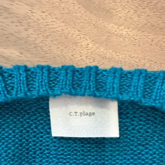 Teal Sweater- CT Plage - Picture 2 of 4